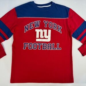 NFL New York Giants Kids Unisex Size Medium 10 / 12 Long Sleeve Sweat Shirt